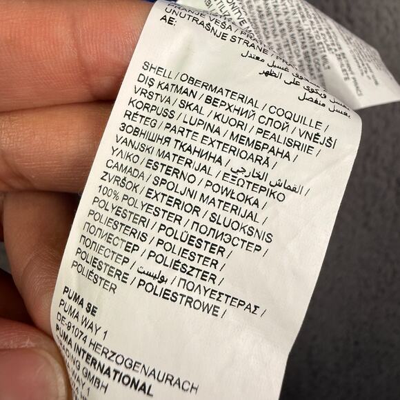 Puma Cuba National Team Soccer Jersey Womens Large Blue V-neck Football Kit - Picture 6 of 10